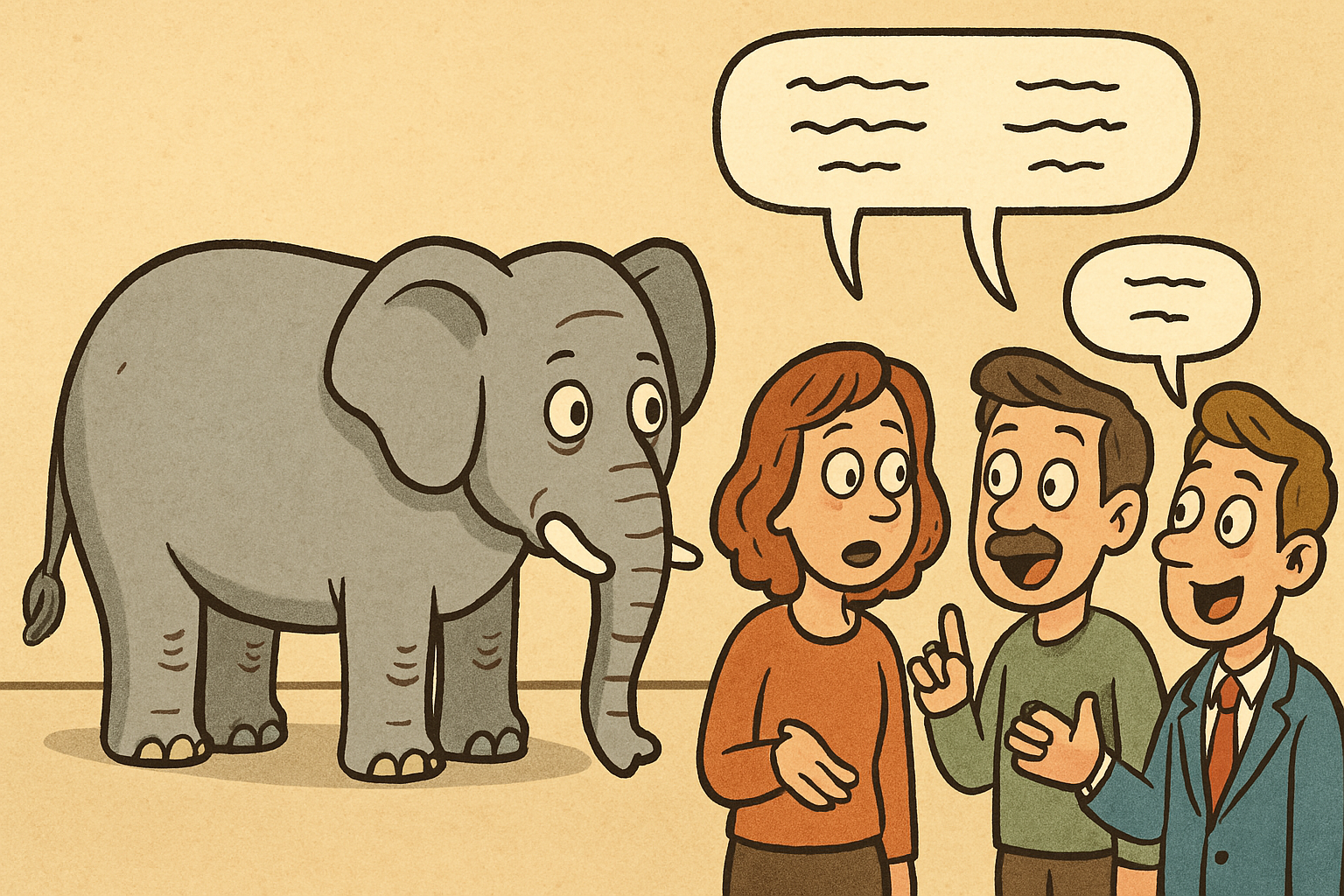 The elephant in the room: human behavior